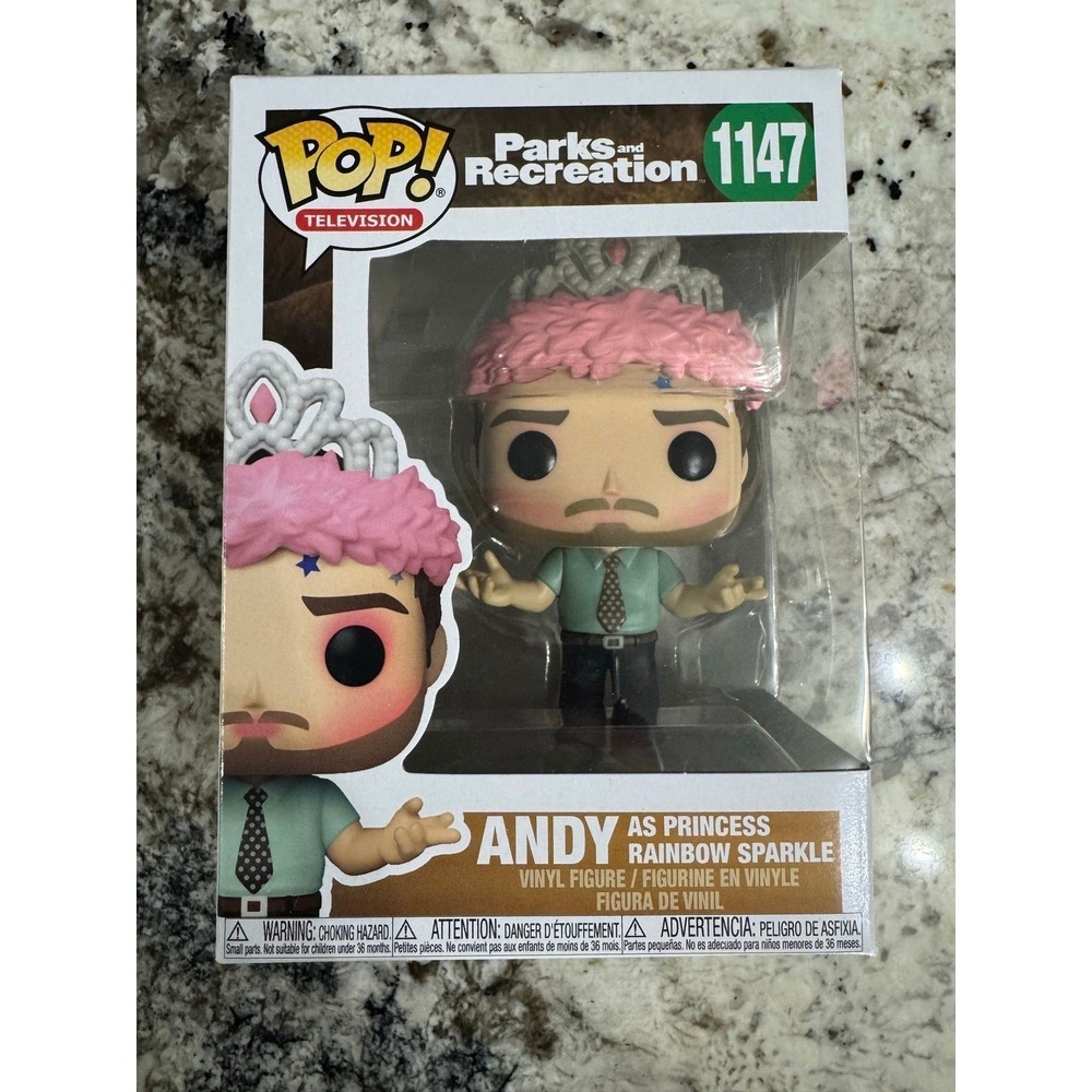 Funko Pop! TV: Parks and Recreation Andy As Princess Rainbow Sparkle